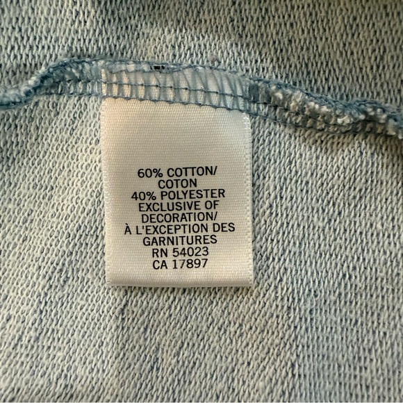 Banana Republic Full Zip Turtle Neck Sweater Jacket Women’s Large Teal Blue Cozy - Picture 7 of 8